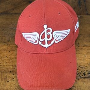 Breitling baseball hat orange